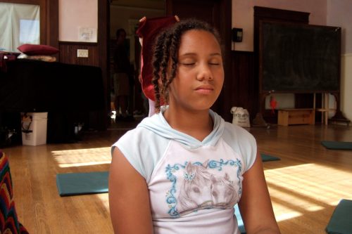 Teen Meditating